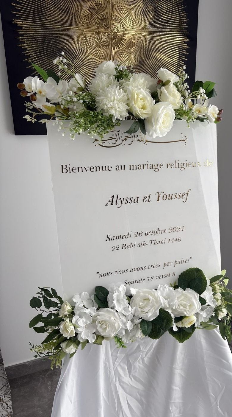 Panneaux de bienvenue personnalisés